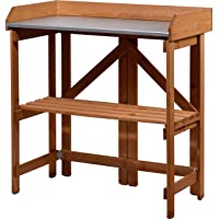 dobar 29053 - Mesa para macetas Plegable (Madera de Pino FSC- Plegable- 85 x 44 x 89 cm)